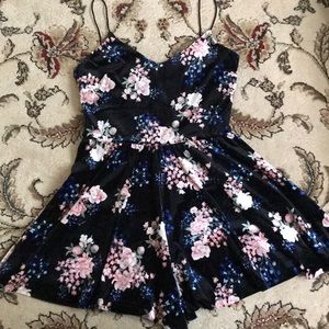 3/$28 H&M Velvet Floral Romper